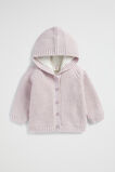 Mixy Knit Sherpa Hoodie  Pale Orchid  hi-res