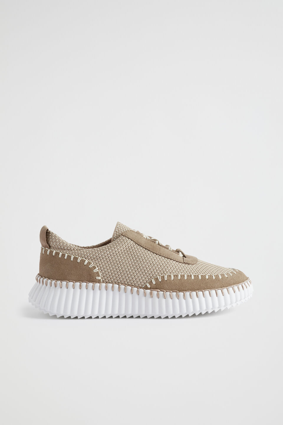 Brielle Knit Sneaker  Natural