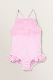 Shirred Gingham Bather    hi-res