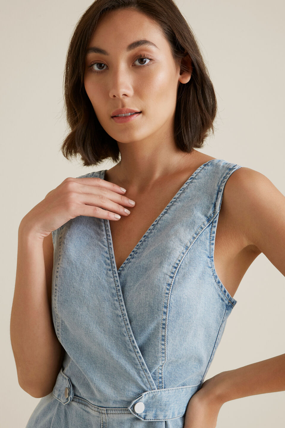 Denim Jumpsuit  