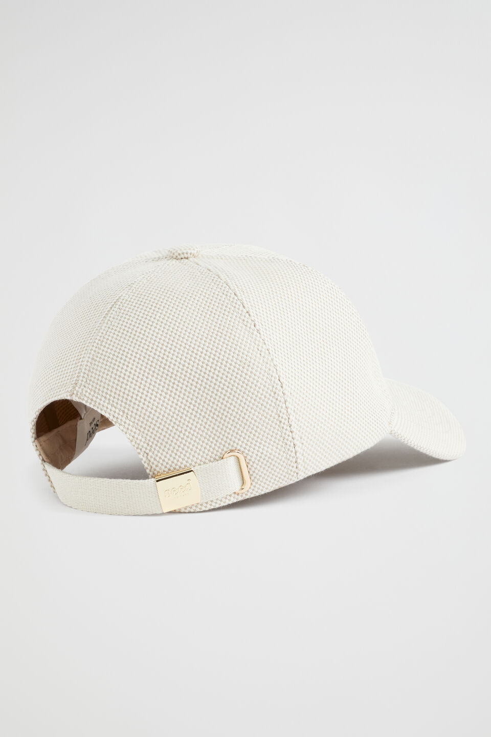 Textured Relaxed Cap  Beige Multi