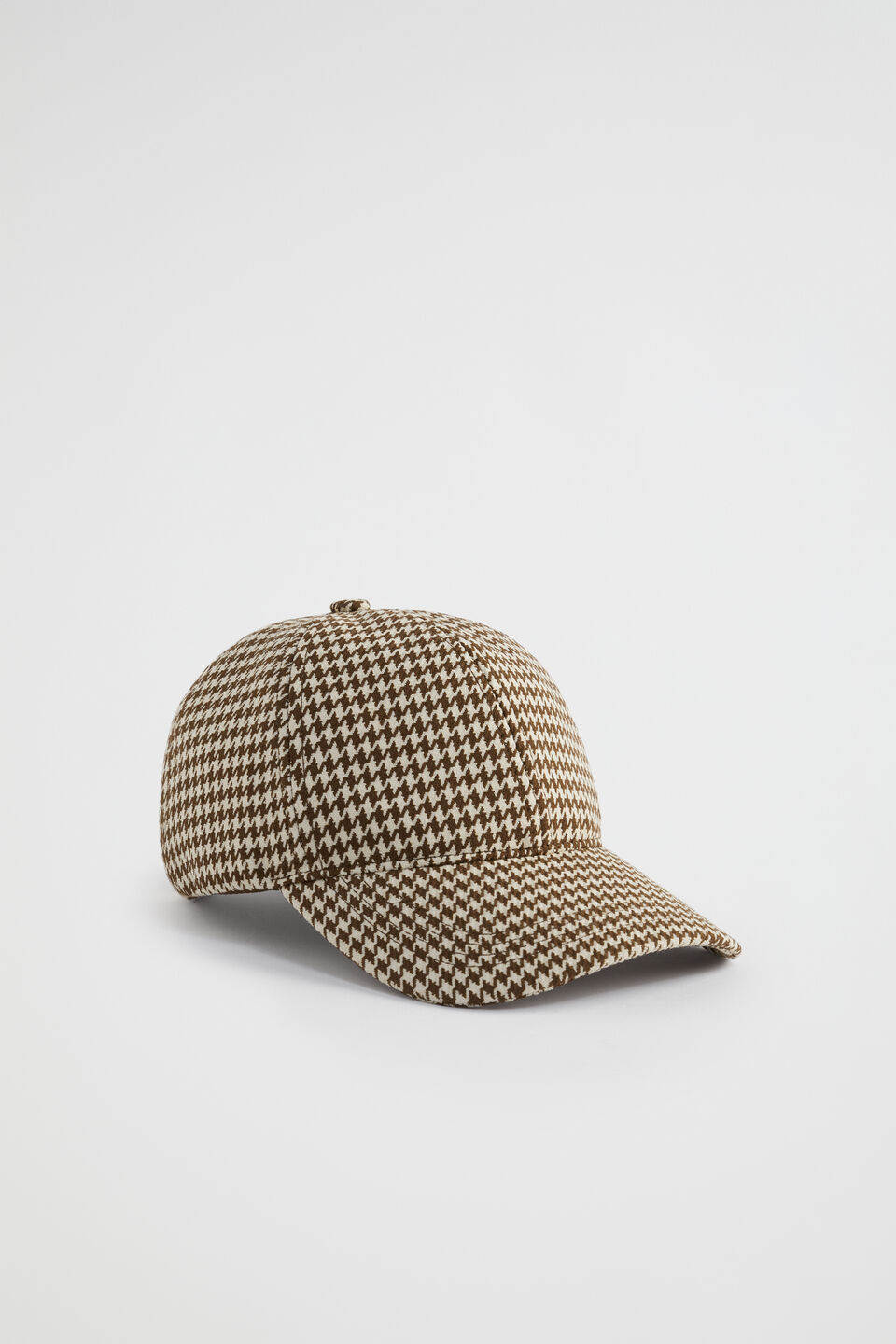 Houndstooth Cap  Hot Chocolate Houndstooth