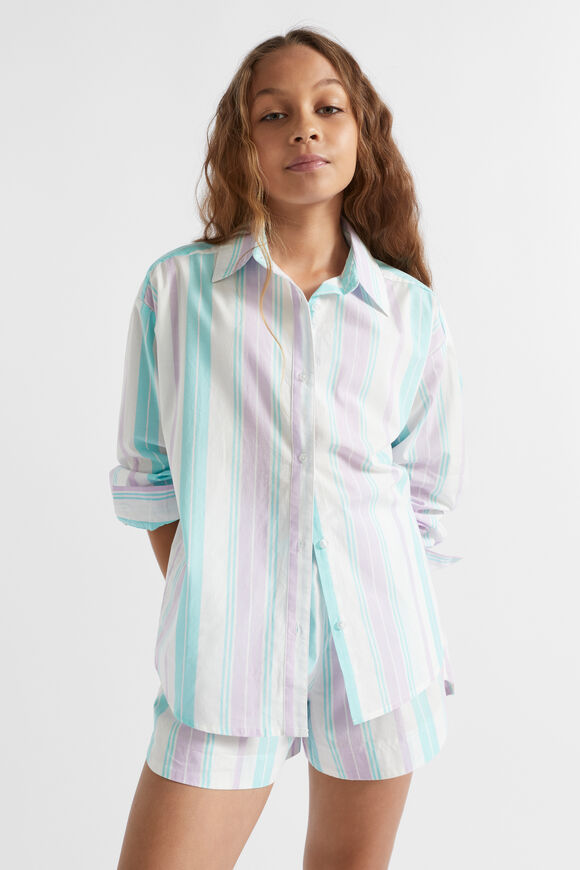 Poplin Overshirt  Multi  hi-res