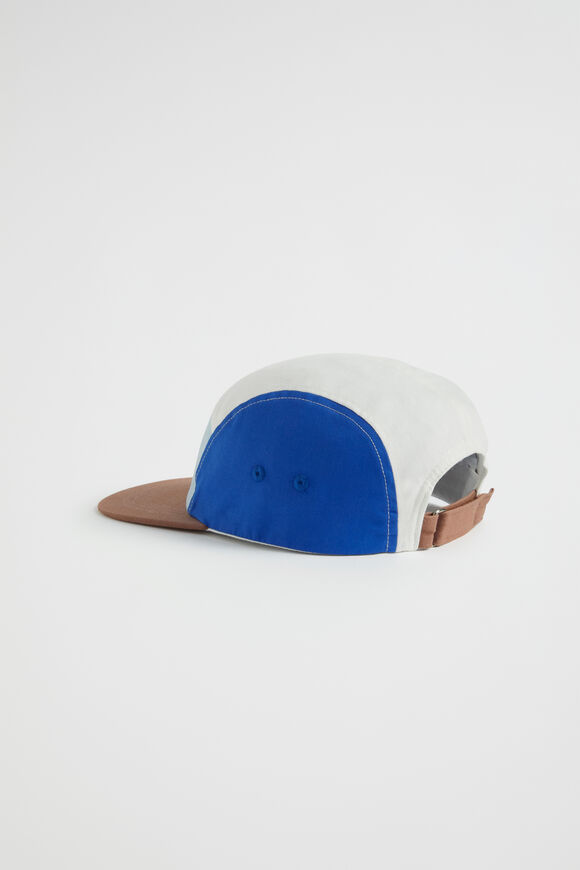 Colour Block Flat Cap  Multi  hi-res