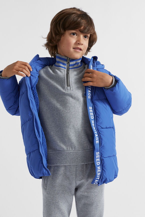 Core Puffer Jacket  Cobalt Blue  hi-res