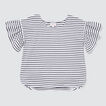 Stripe Frill Tee    hi-res