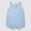 Gingham Cheesecloth Onesie    hi-res