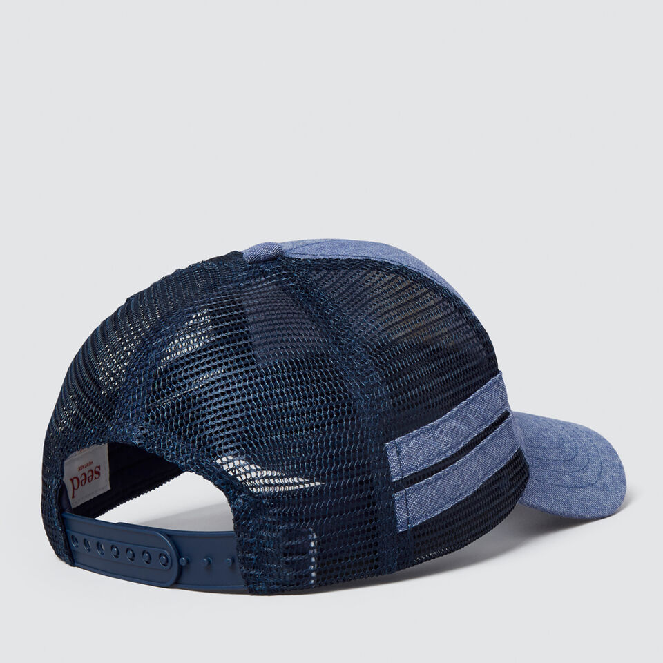 Boys' Initial Mesh Cap  