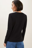 Classic Long Sleeve Top  Black  hi-res