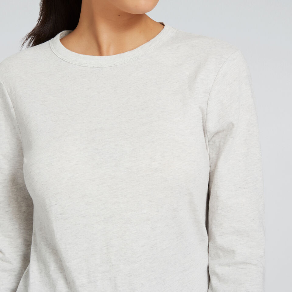 Long Sleeve Slim Basic Tee  