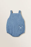 Denim Pocket Onesie    hi-res