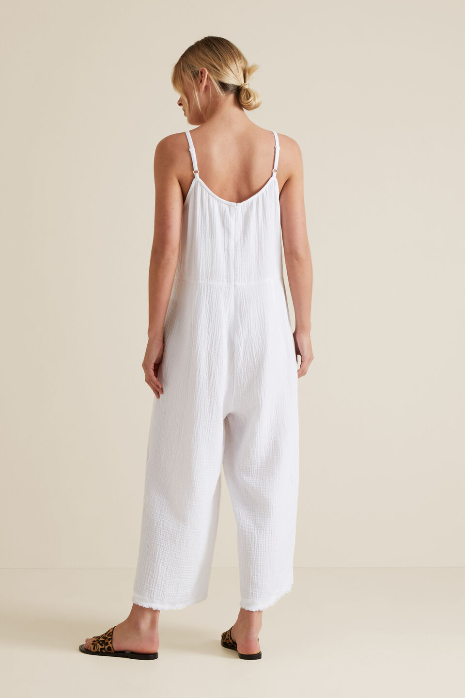 Cheesecloth Jumpsuit  