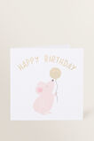 Large Happy Birthday Mouse Card    hi-res