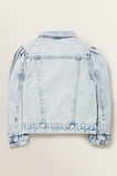 Pleat Denim Jacket    hi-res