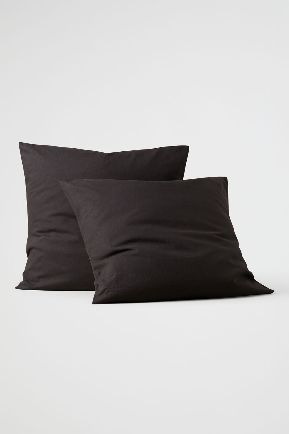 Alba Euro Pillowcase  Charcoal