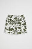 Tropical Flower Boardshort  Crocodile Green  hi-res