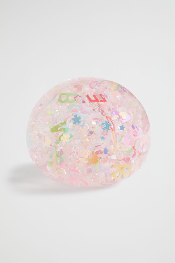 Alphabet Glitter Ball  Multi  hi-res