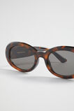 Goldie Oval Sunglasses  Brown Tort  hi-res