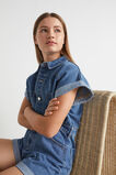 Denim Button Jumpsuit  Classic Blue  hi-res