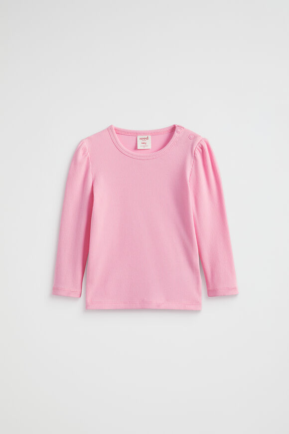 Core Rib Tee  Candy Pink  hi-res