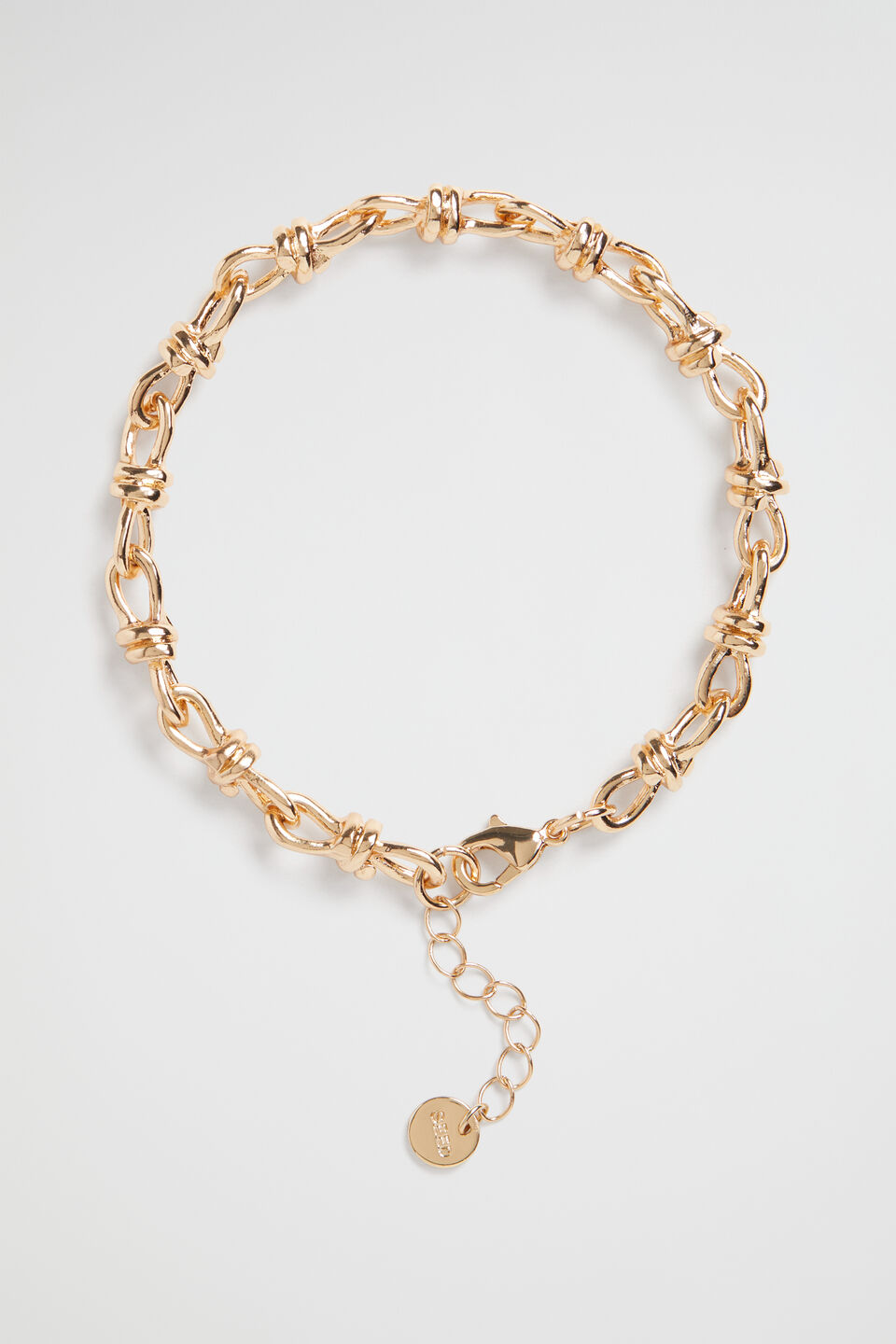 Knot Chain Bracelet  Gold