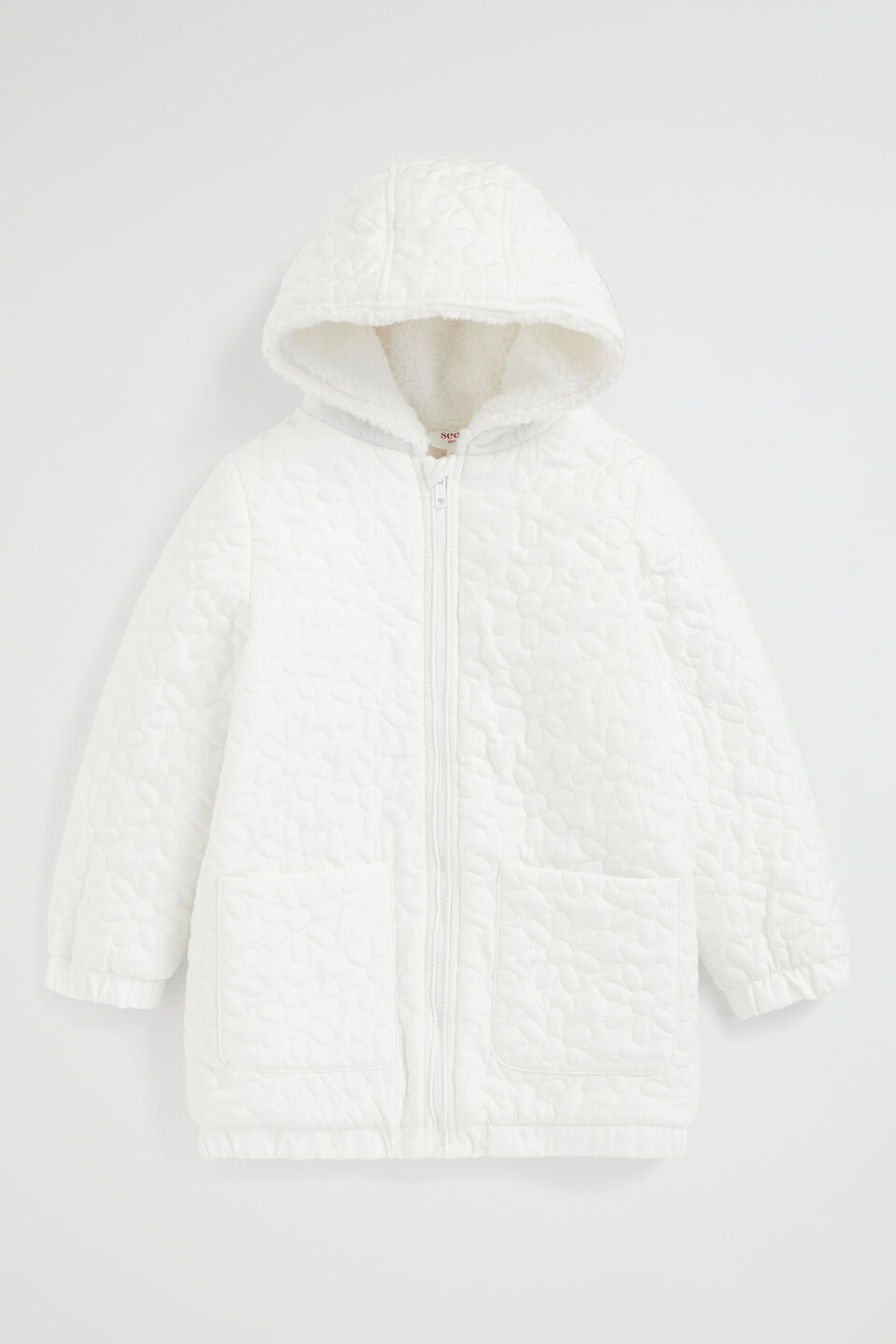 Daisy Quilted Anorak  Canvas