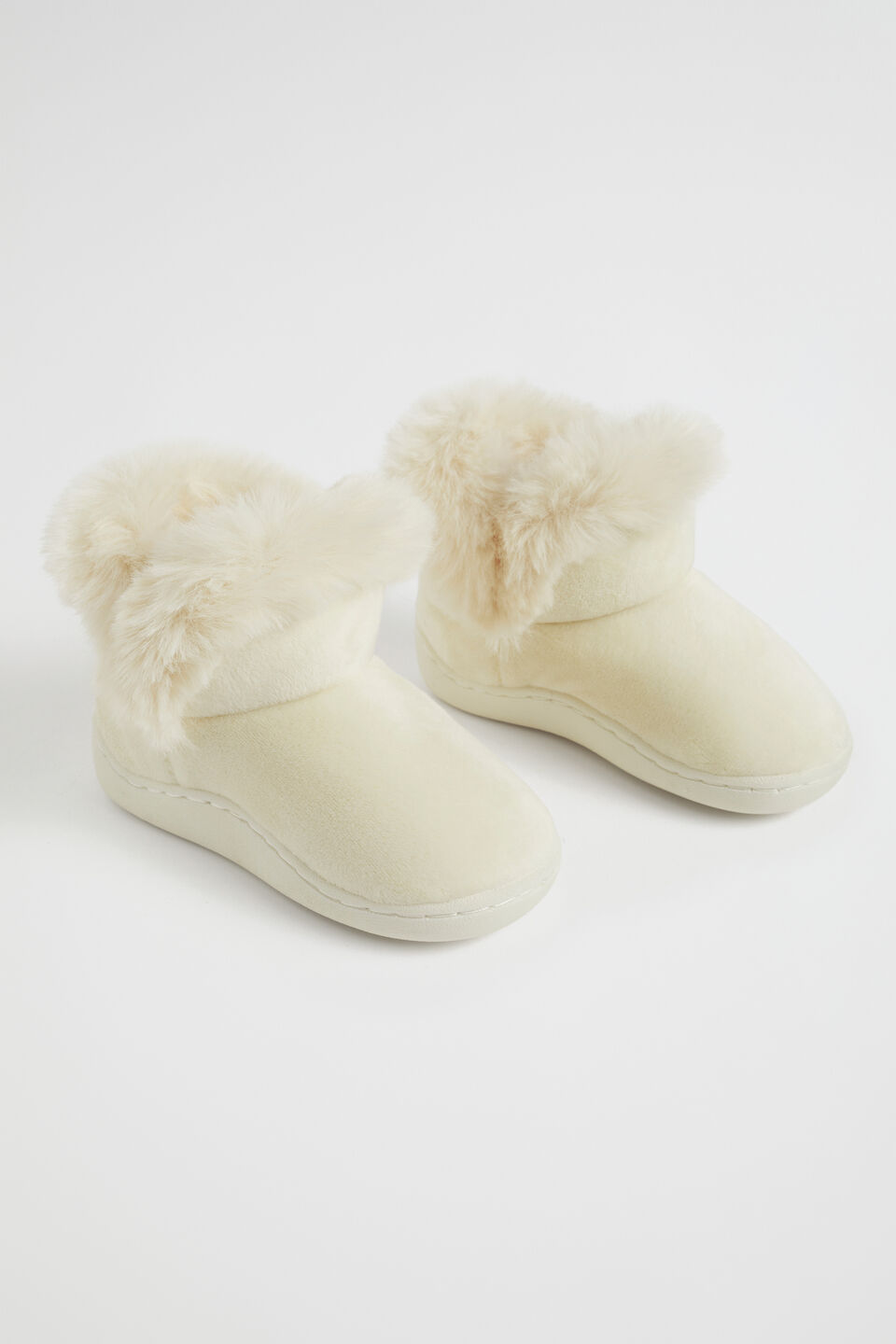 Fluffy House Boot  Beige