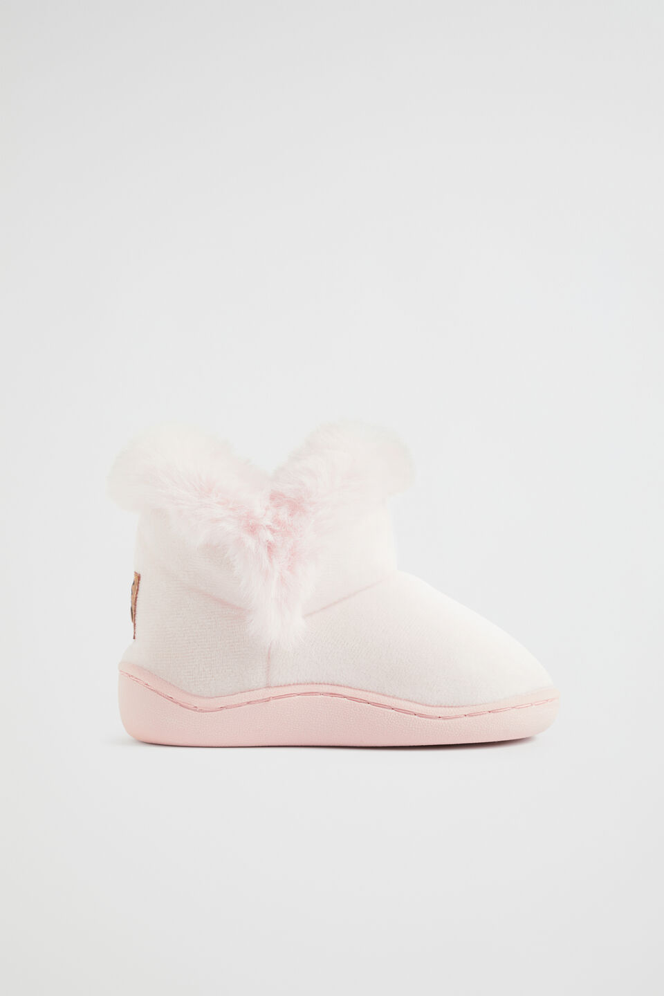 Fluffy House Boot  Dusty Rose