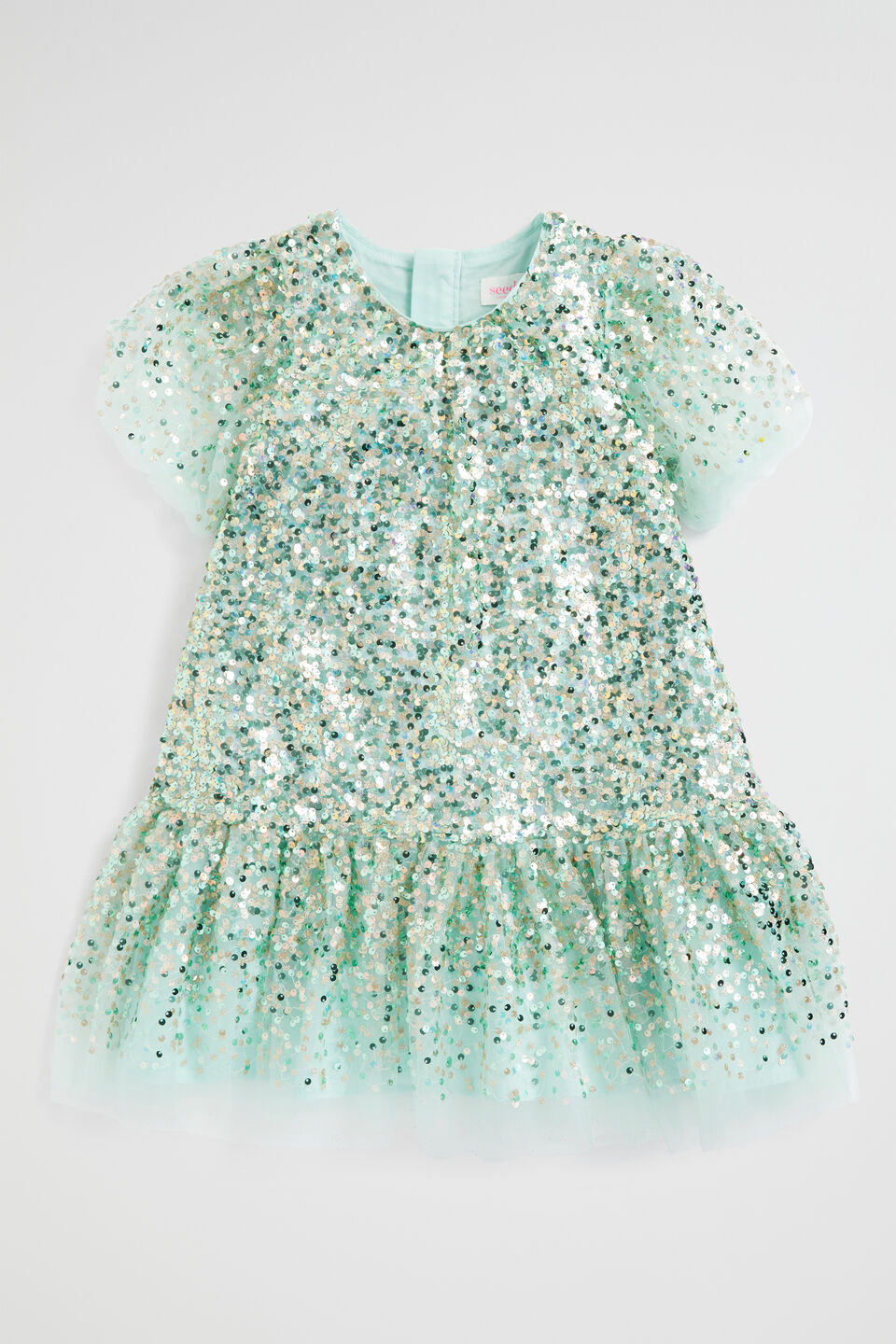 Party Sequin Dress  Mint