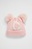 Chenille Initial Beanie  C  hi-res