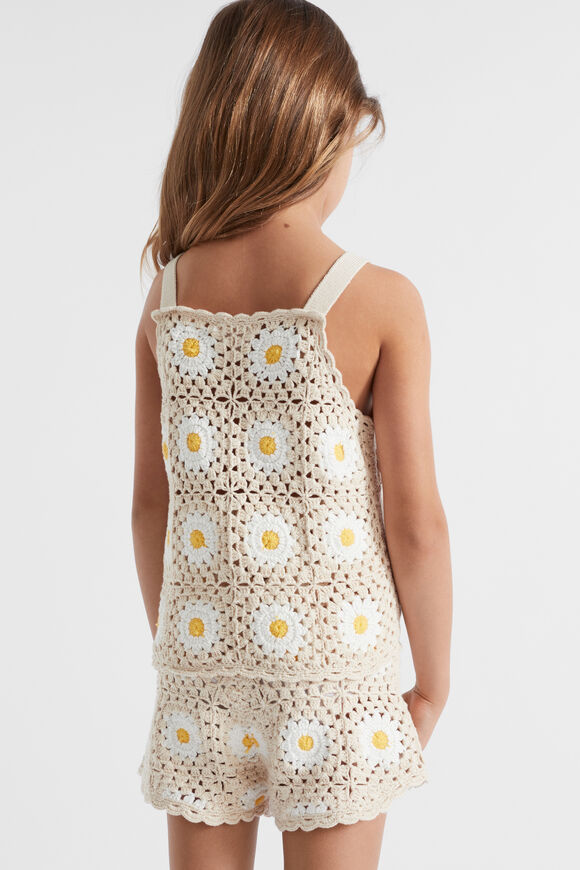 Crochet Daisy Cami  Sunshine Yellow  hi-res