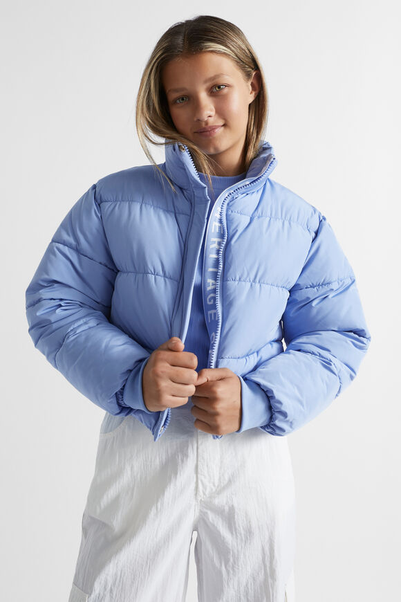 Puffer Jacket  Silk Blue  hi-res