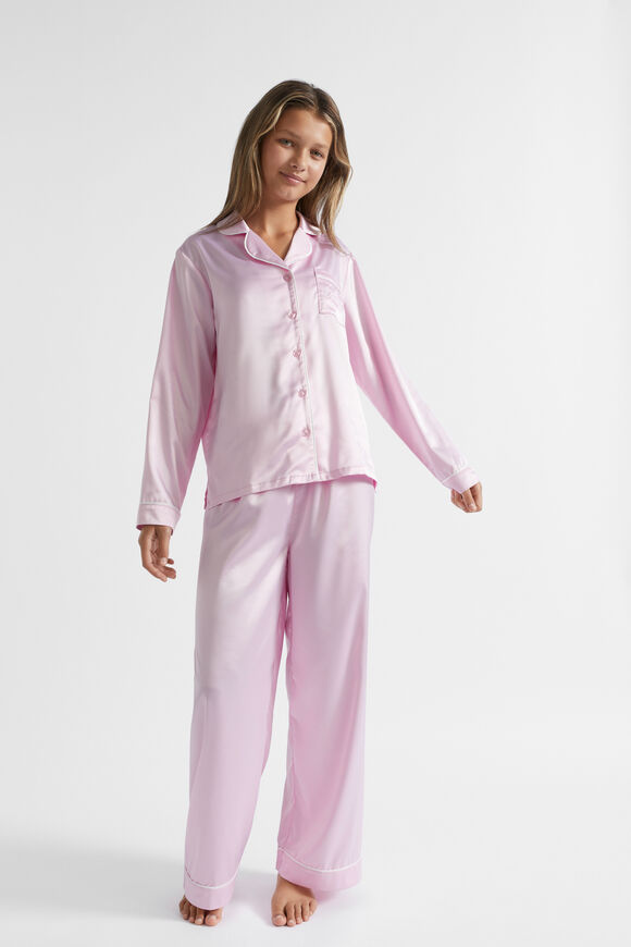 Satin Pyjama  Soft Pink  hi-res