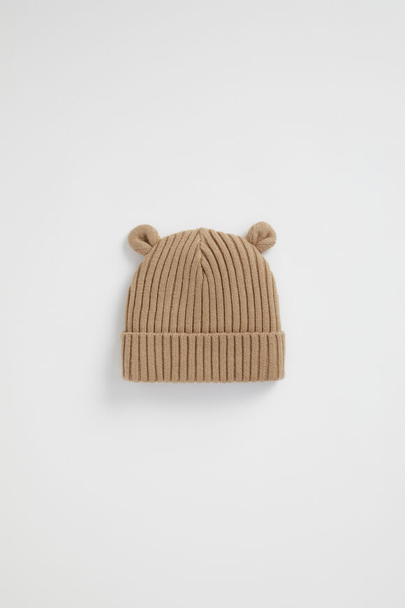 Bunny Ear Beanie  Biscotti  hi-res