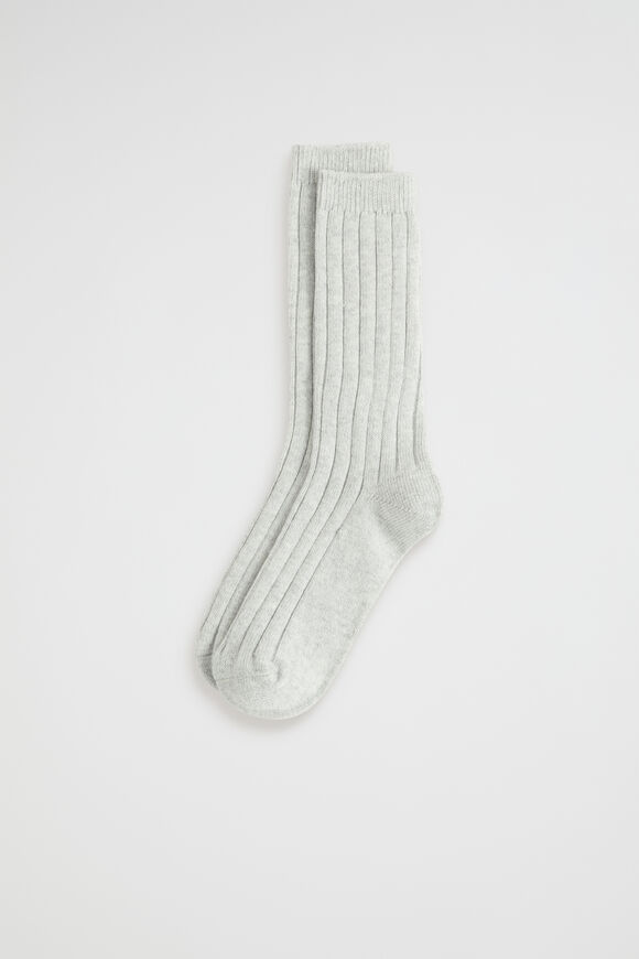 Marled Boot Sock  Grey Marle  hi-res