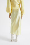 Satin Slip Midi Skirt  Soft Butter  hi-res