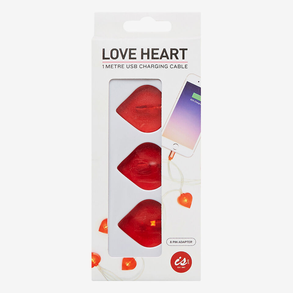 Love Heart USB Charger  