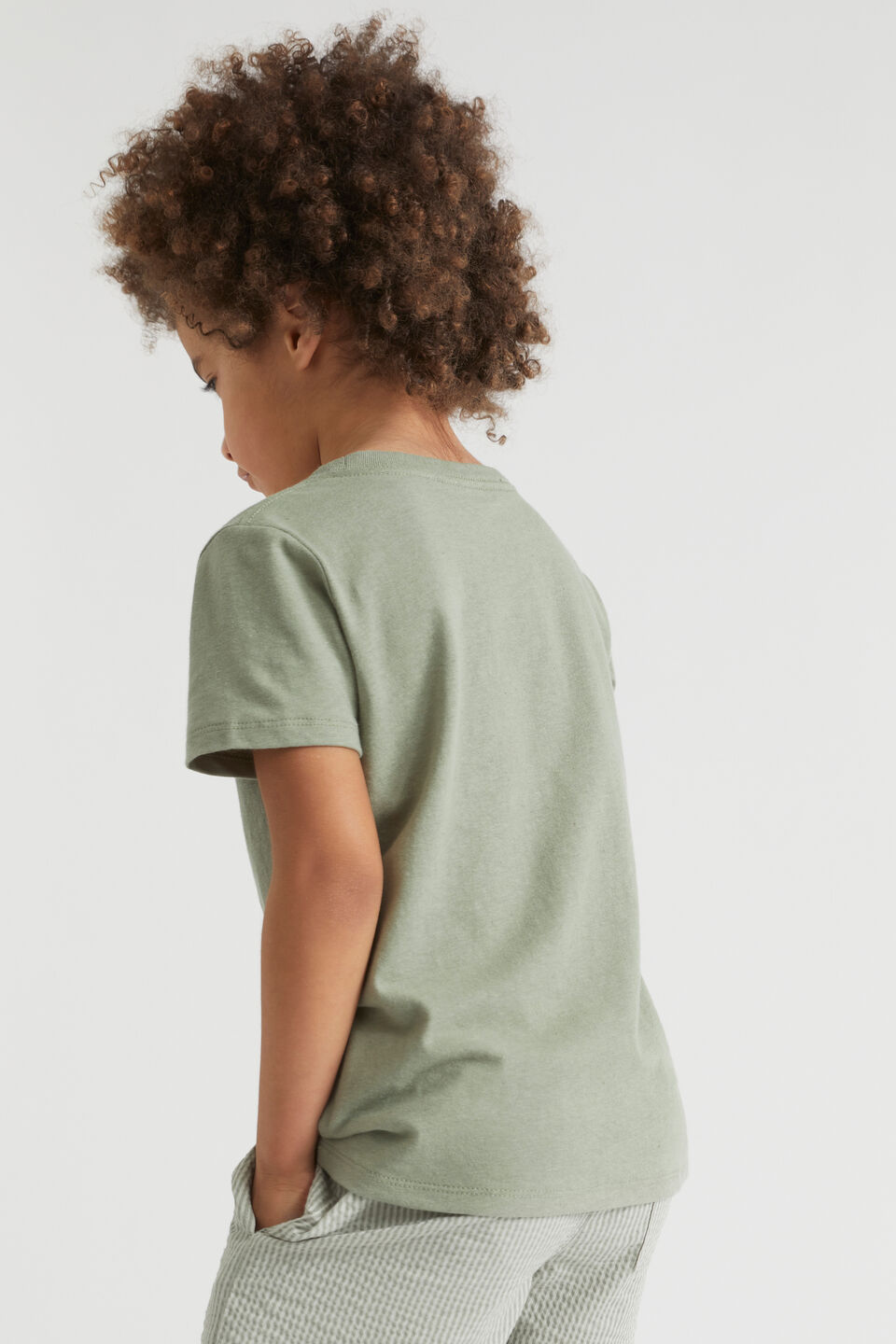 Linen Tee  Eucalyptus