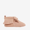 Suede Fringe Moccasins    hi-res