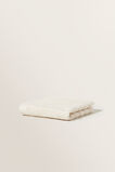 Cotton Stripe Face Towel  Ivory Cream  hi-res