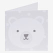 Bear Face Card    hi-res
