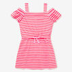 Stripe Open Shoulder Dress    hi-res