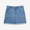 Frayed Denim Skirt    hi-res