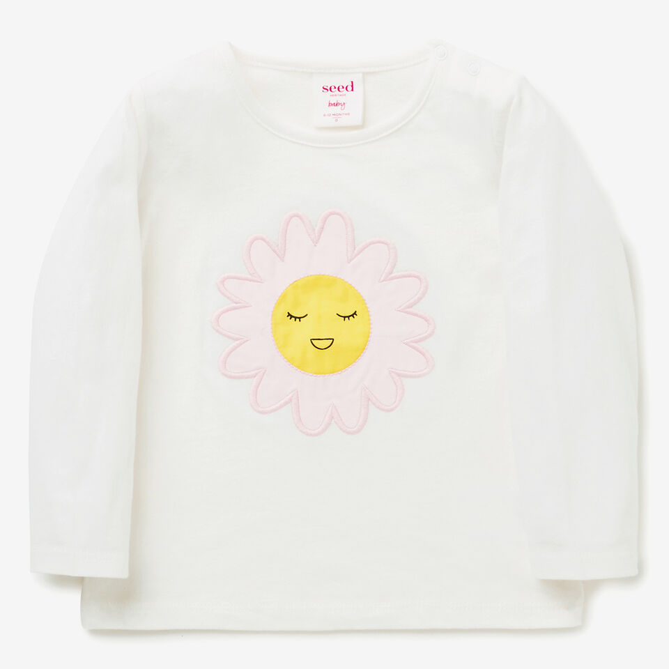 Daisy Applique Tee  