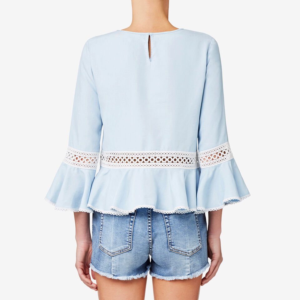 Trim Frill Top  