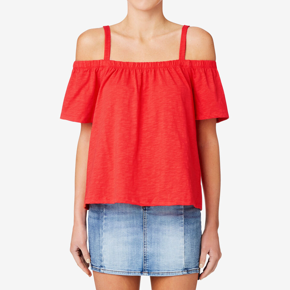 Floaty Slub Top  