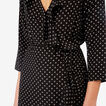 Spotty Long Wrap Dress    hi-res