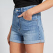 High Waist Denim Short    hi-res