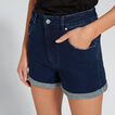 High Waist Denim Short    hi-res