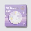 3D Inflatable Unicorn Beach Ball    hi-res